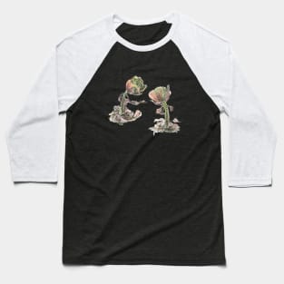 Cute Succulent Cactus Plant Baseball T-Shirt